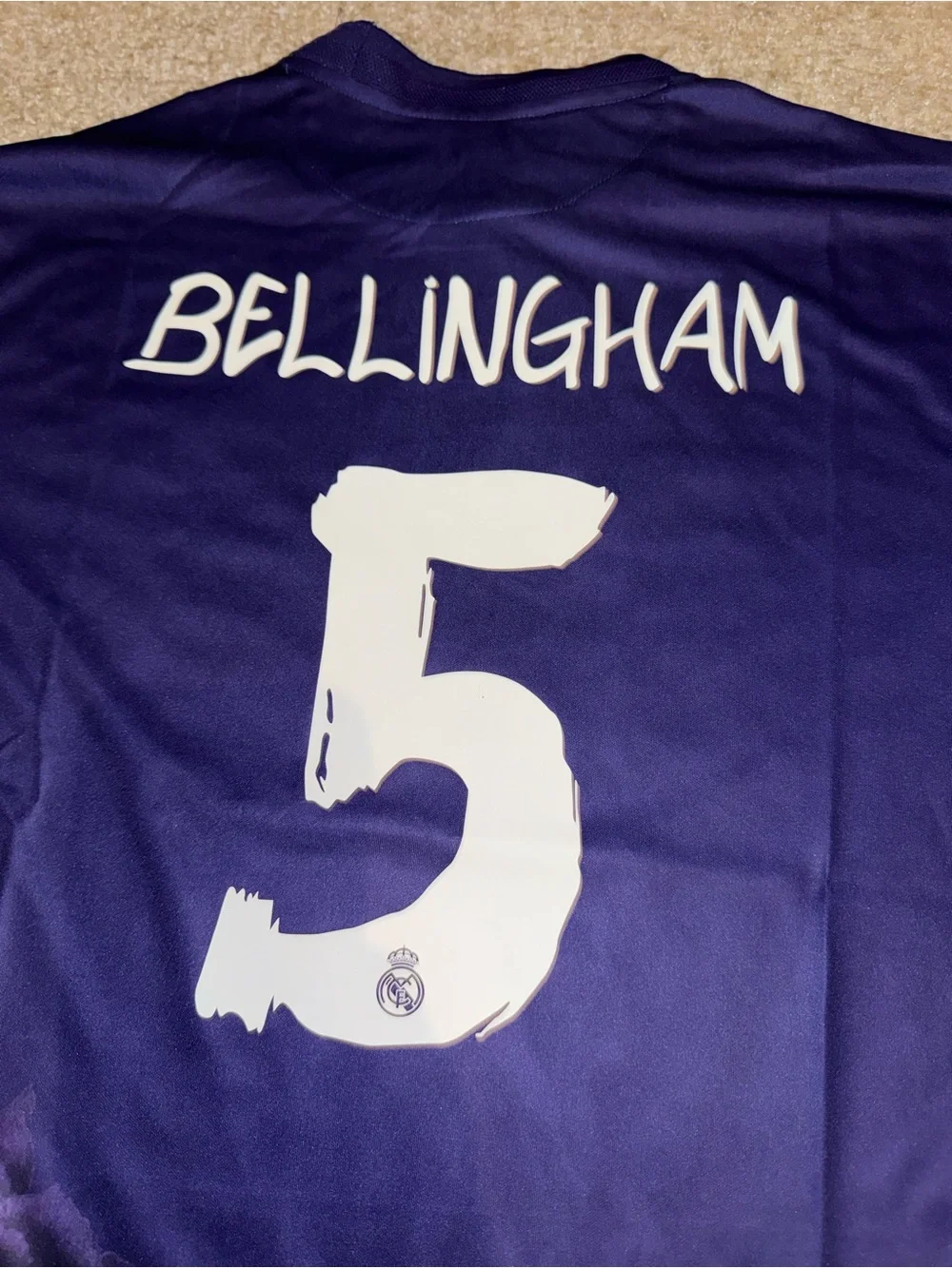 Adidas Y-3 Real Madrid 2023-24 Bellingham #5 Men’s Fourth Soccer Jersey 🆕